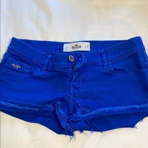 Hollister Royal Blue Denim Shorts